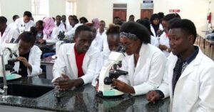 MKU students During a laboratory practical